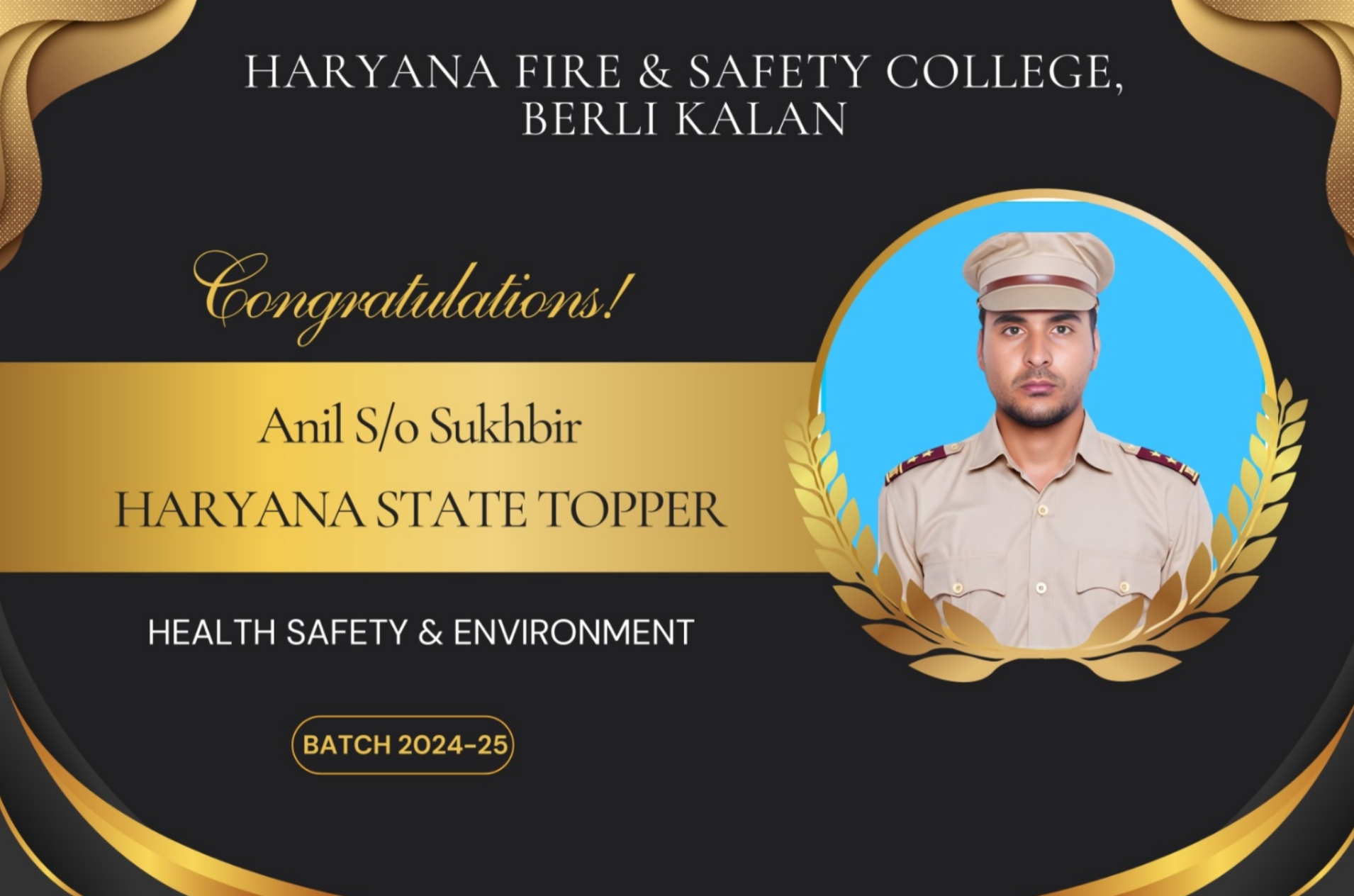 State Topper HSE 2024-25